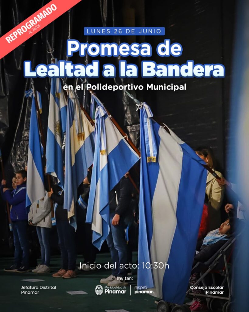 Acto de Promesa de Lealtad a la Bandera – MIX Magazine – Radio en Pinamar