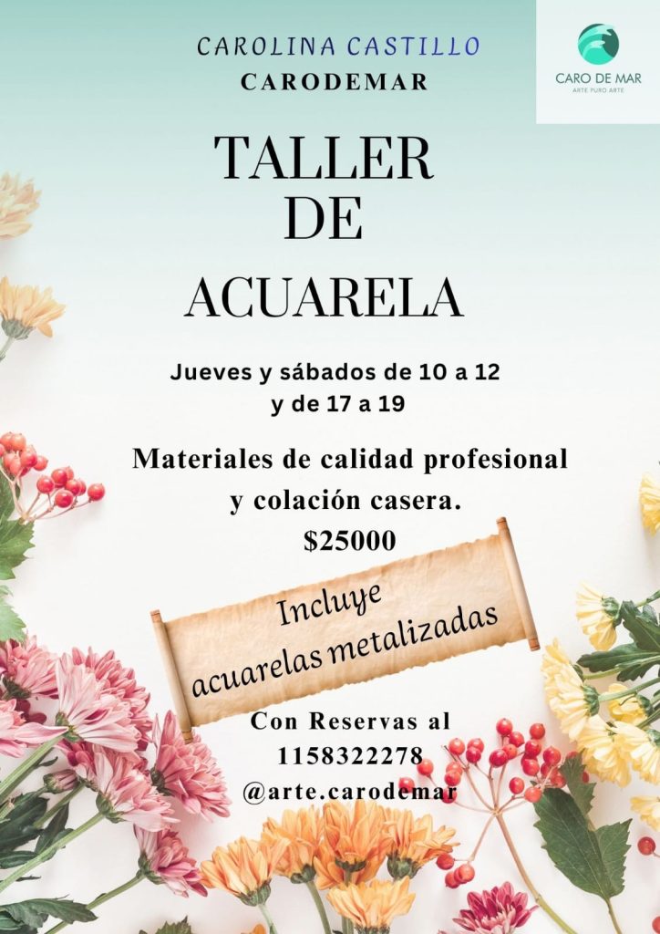 En este momento estás viendo TALLER DE ACUARELA