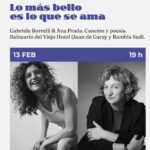 «LO MÁS BELLO ES LO QUE SE AMA» EN «COINCIDIR» EN FEBRERO