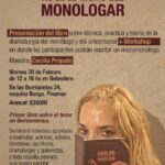 HABLAR NO ES LO MISMO QUE MONOLOGAR