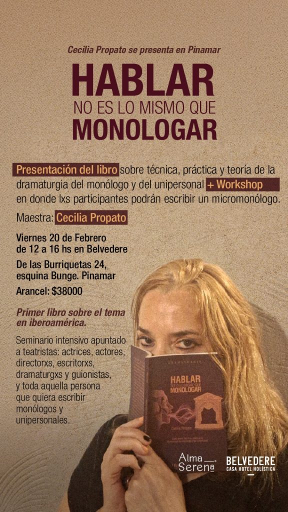 En este momento estás viendo HABLAR NO ES LO MISMO QUE MONOLOGAR